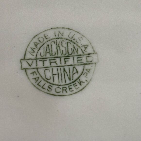 Jackson China B.P.O.E. 349 Elks Lodge DuBois Pa Sectional 10 1/2”  Plate - Picture 5 of 6